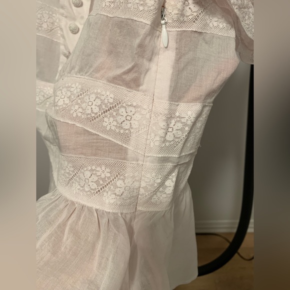 Jill Stuart white cotton blouse - Picture 3 of 4